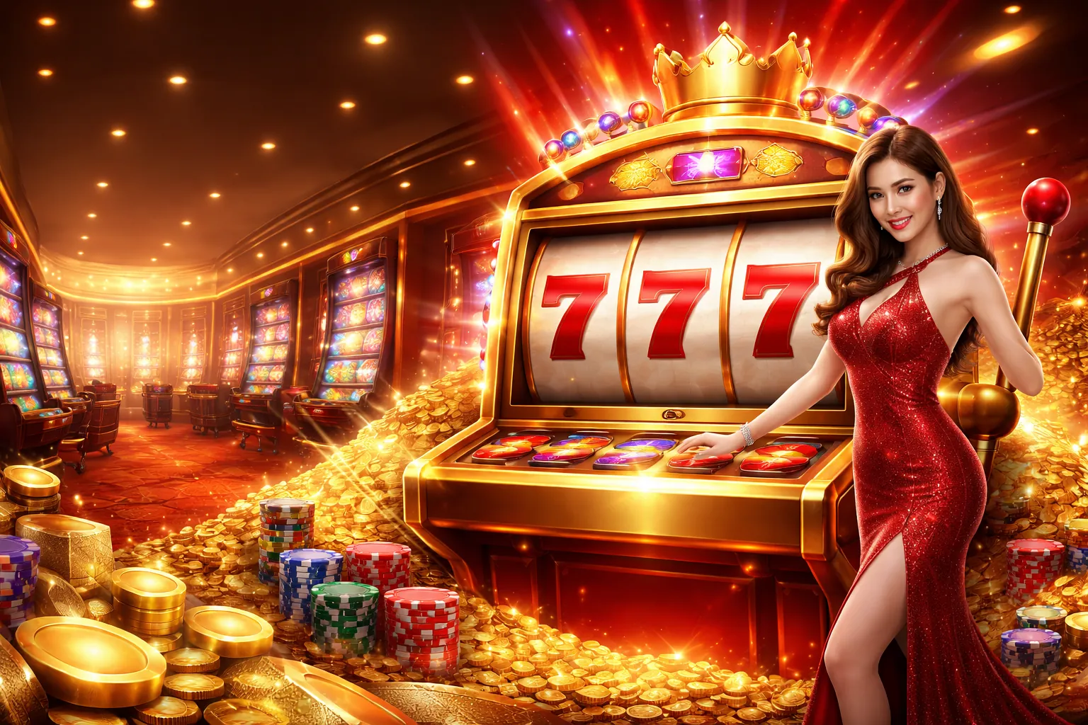 Hình ảnh Nổ Hũ Banca90 Website Chính Thức với các biểu tượng slot game rực rỡ và phần thưởng lớn